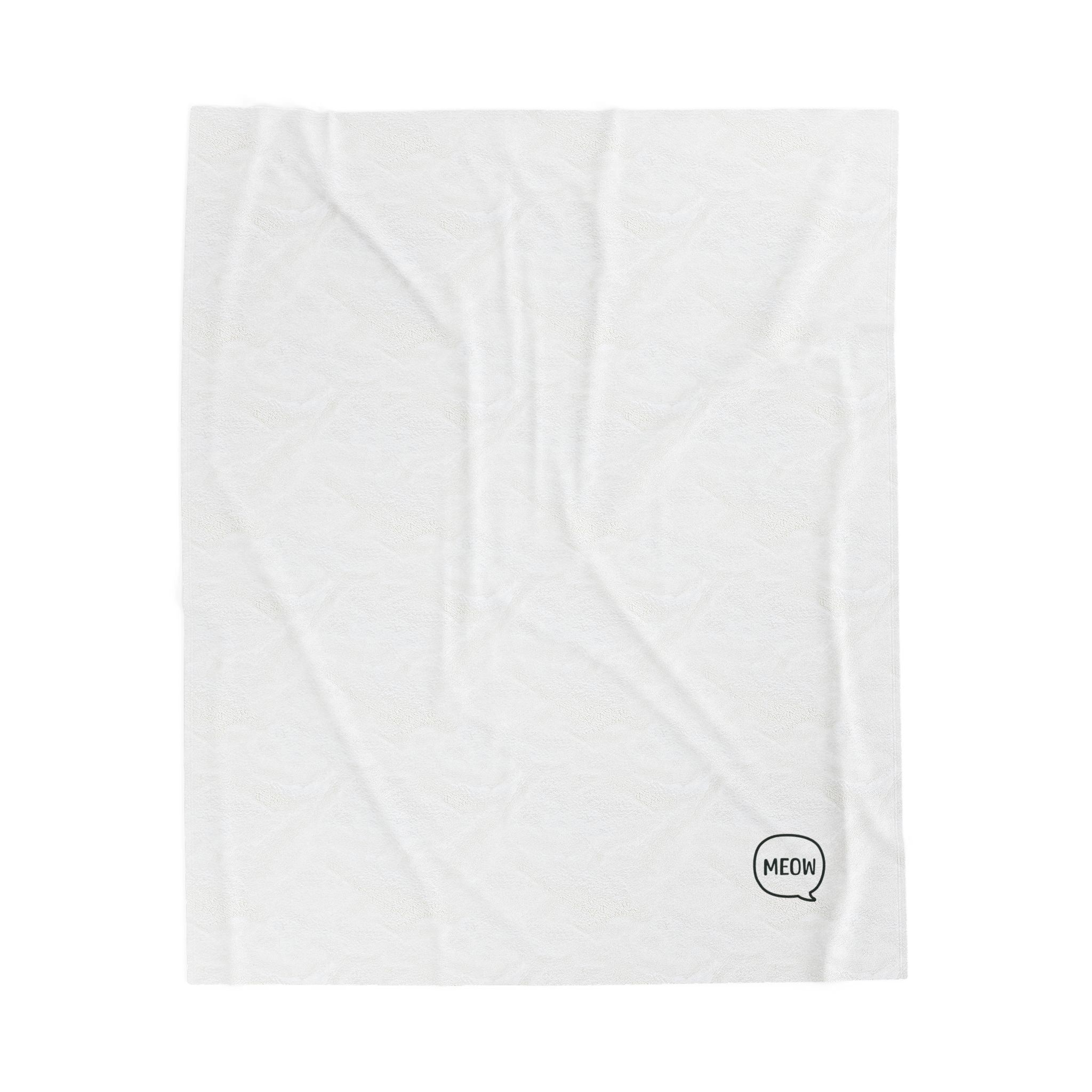 Meow Velveteen Plush Blanket
