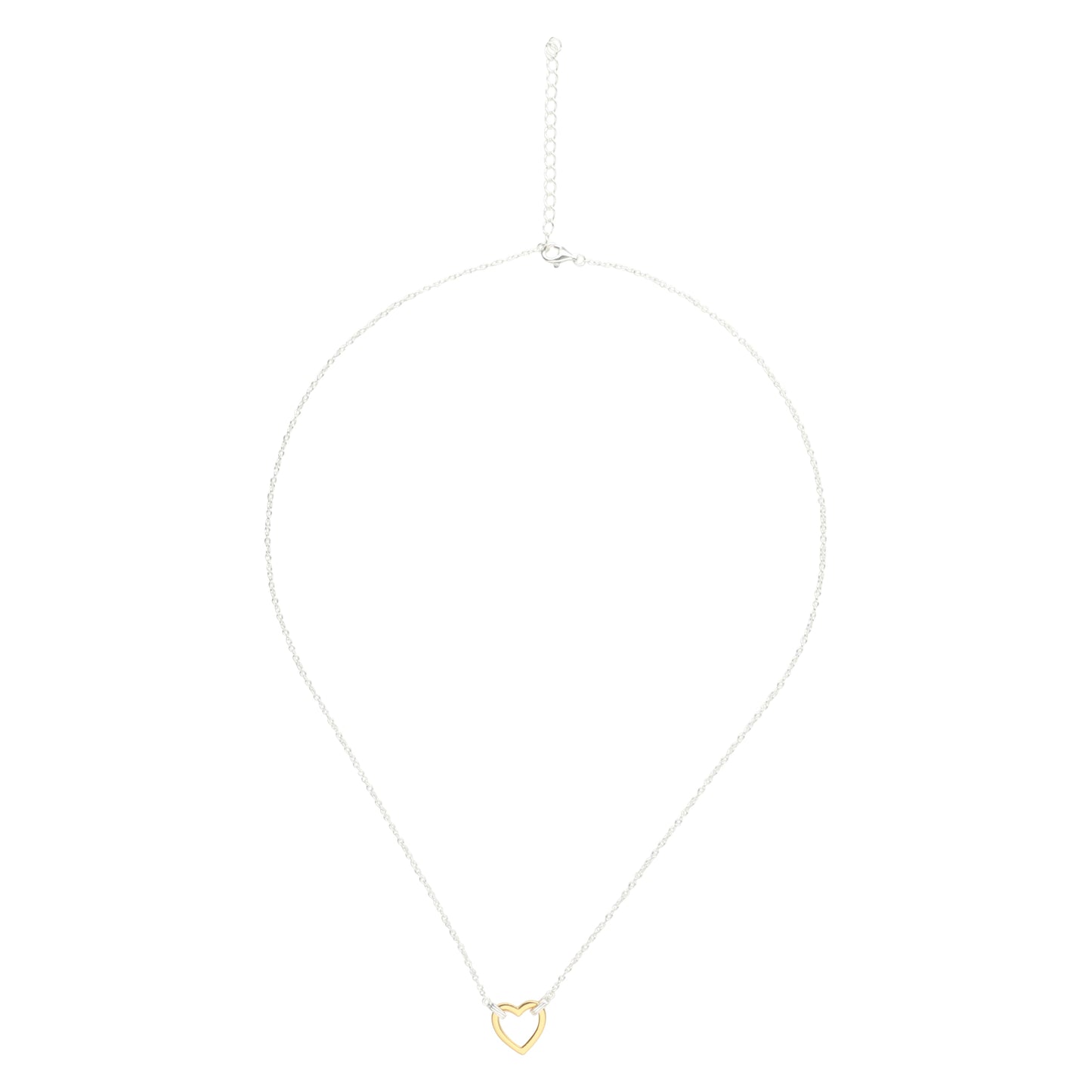 Luna Heart Pendant in 18K Gold Vermeil