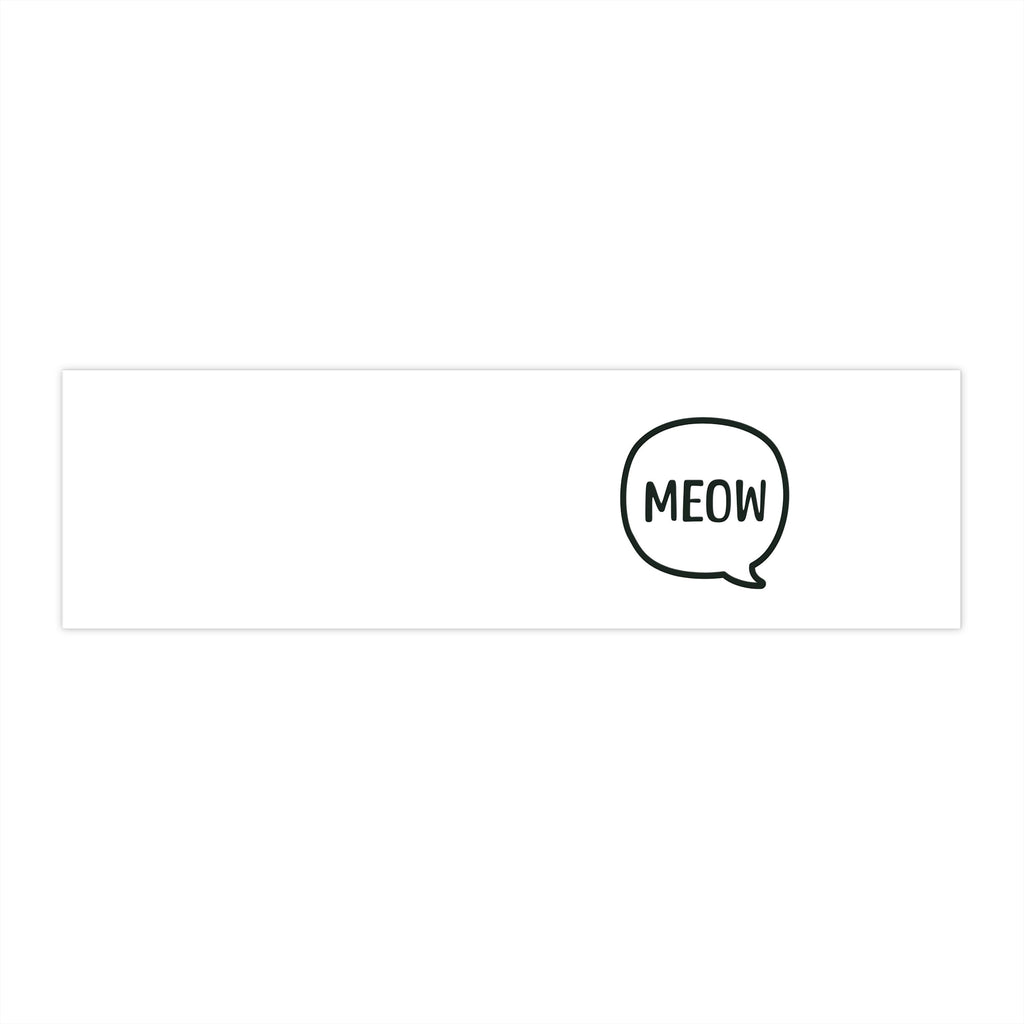 Meow Bumper Sticker