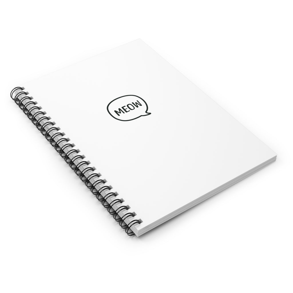 Meow Spiral Notebook