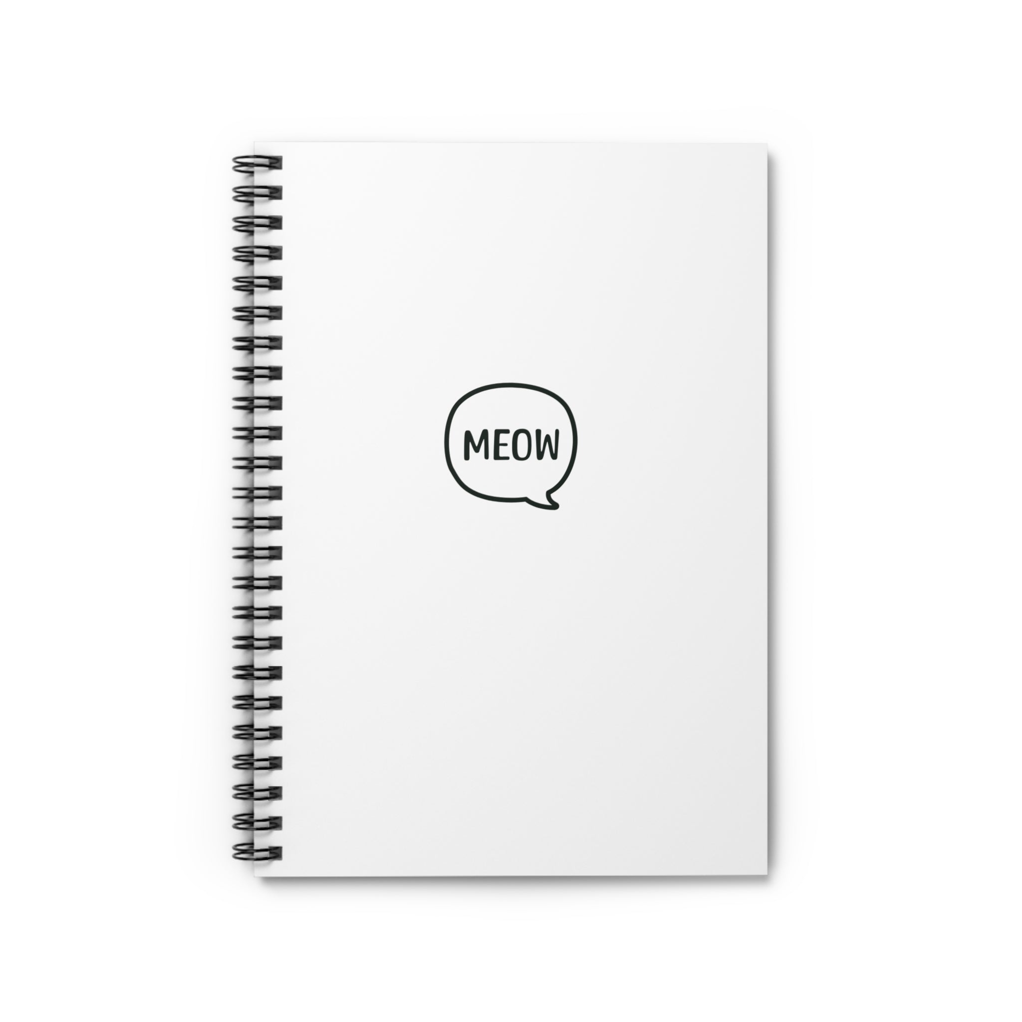 Meow Spiral Notebook