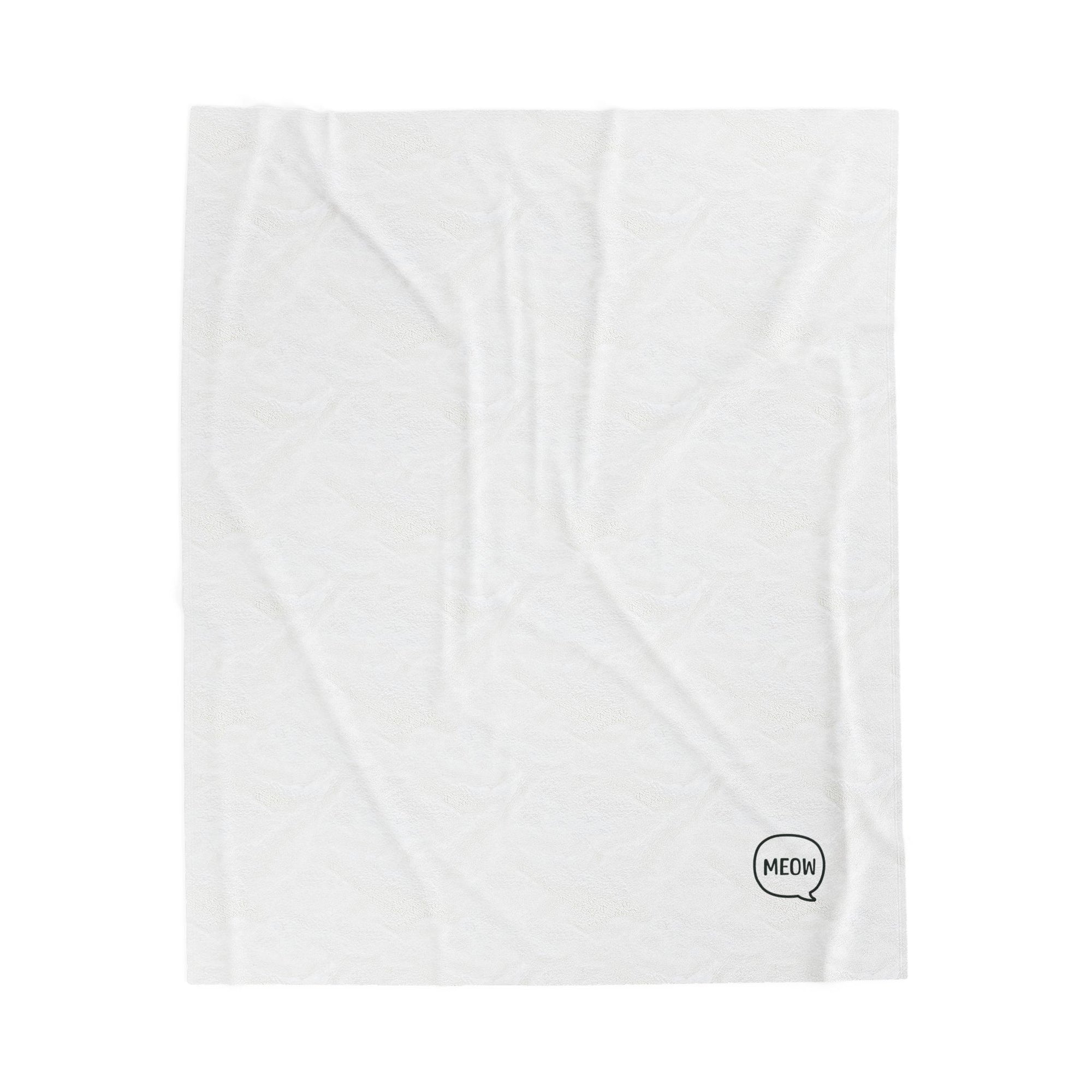 Meow Velveteen Plush Blanket