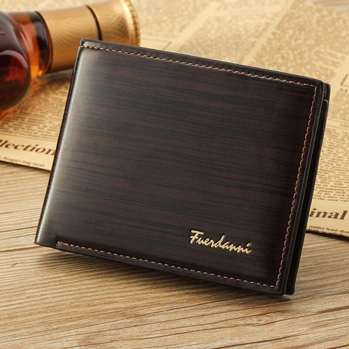 Slim Leather Bifold Wallet – Classic Everyday Essential