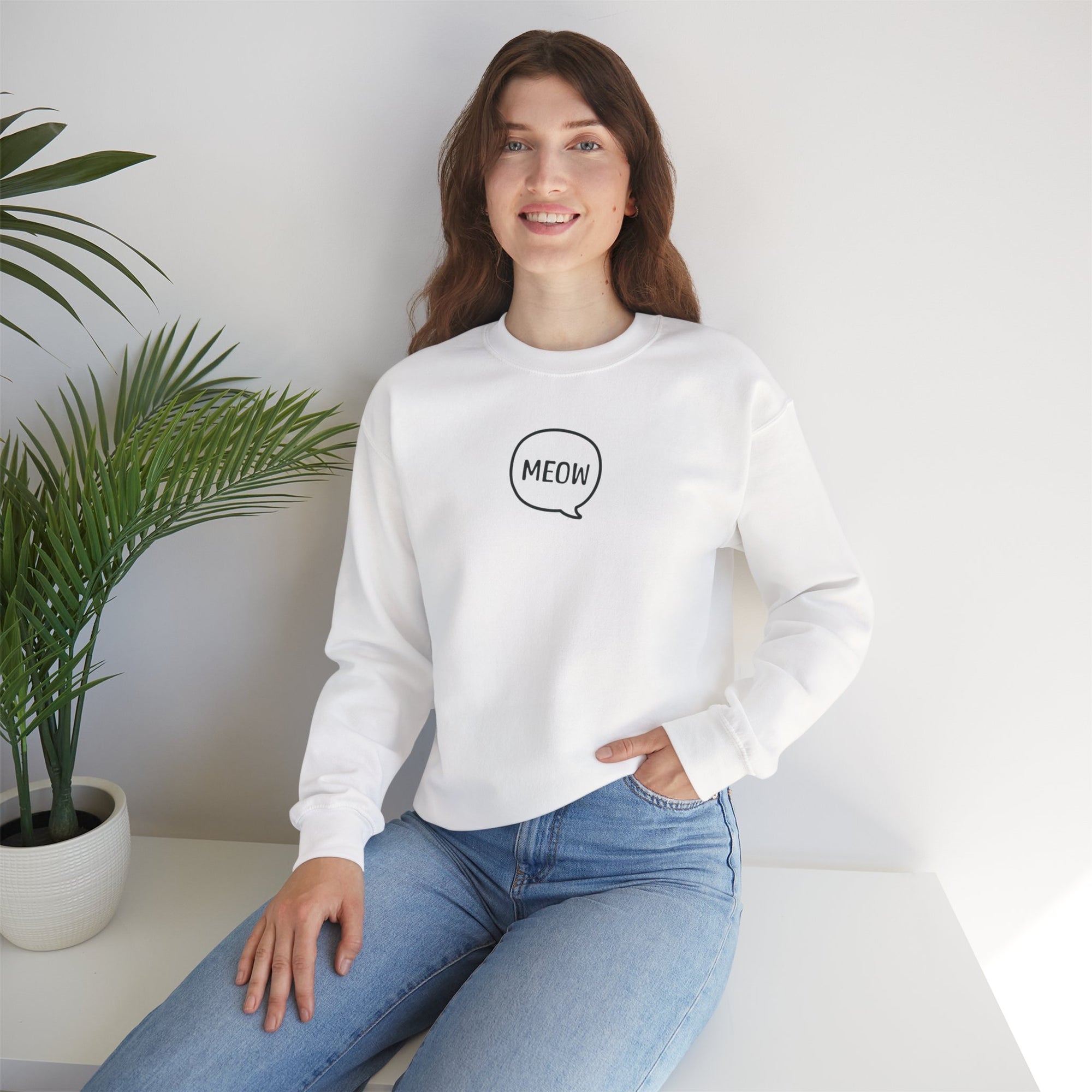 Meow Crewneck Sweater