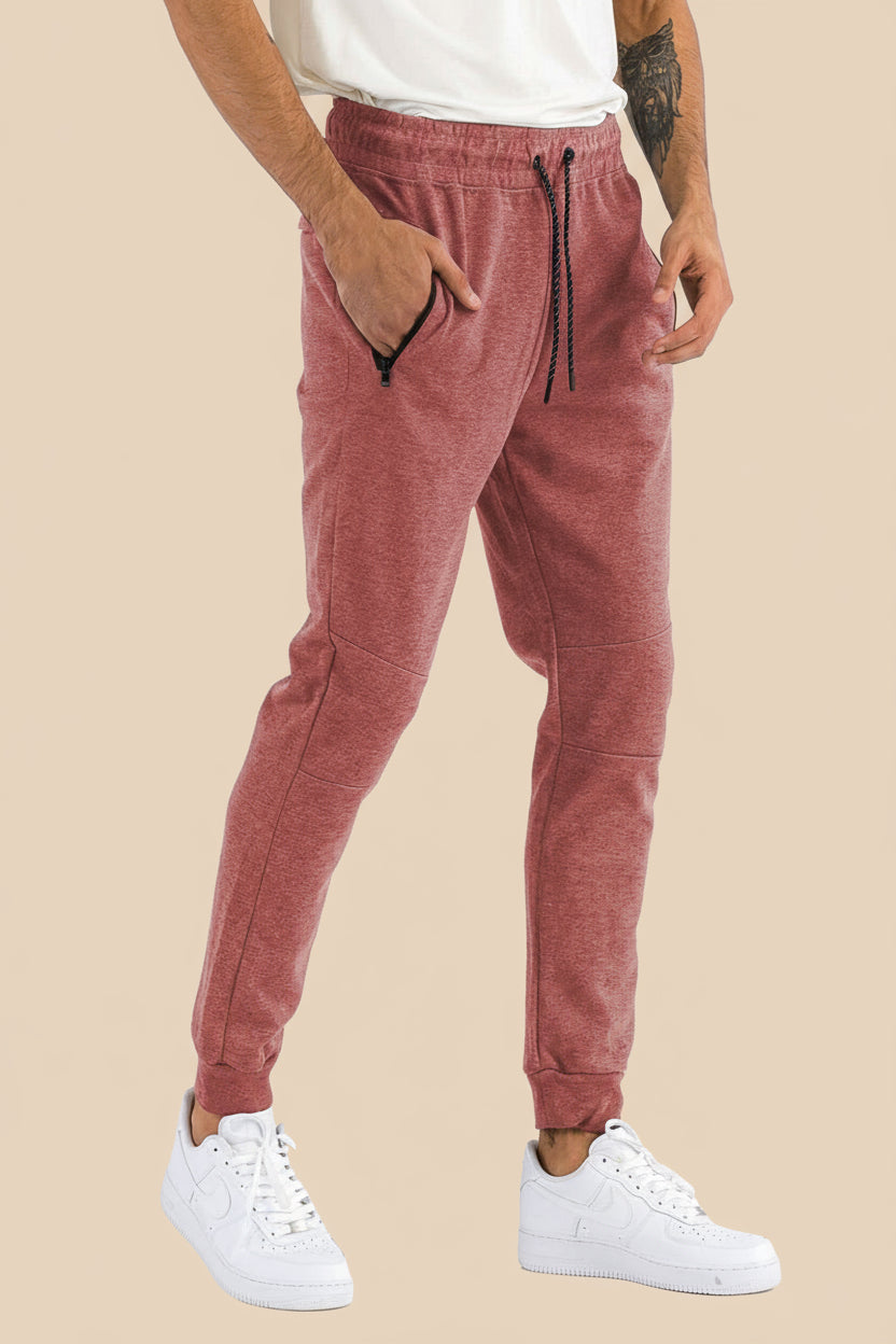 The Lounge Joggers – Heathered Cotton Comfort