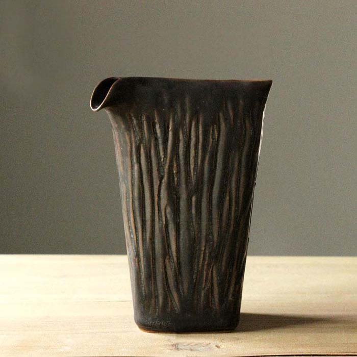 Japanese Quartet Back Glaze Olecranon Fair Cup